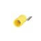 Panduit Ring Terminal, #10 Stud Size, 10 AWG, 600 V, Vinyl Insulated, Yellow, 500 PK PV10-10LF-D - alternate 3